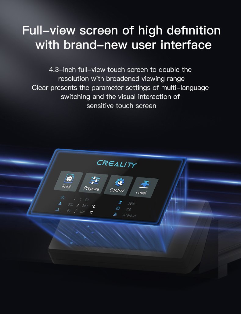 Creality CR-10 Smart 3D Printer All-Metal Integrated Structure Silent Mainboard