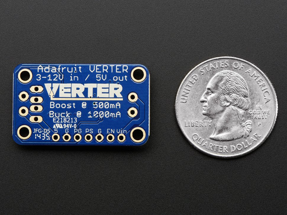 DC Buck-Boost VERTER 5V USB 500mA from 3V-5V 1000ma from 5V-12V