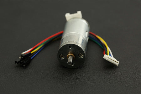 DC Motor 12V 350RPM with Encoder 12kg-cm