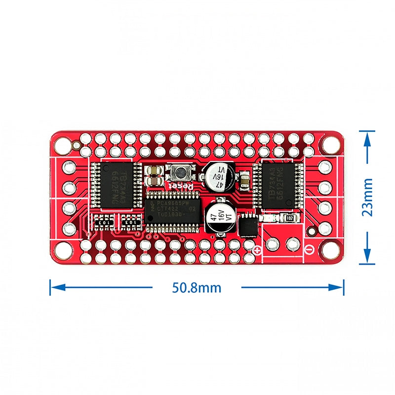 DC Motor + Stepper Motor Driver PCA9685 + TB6612 Featherwing Compatible