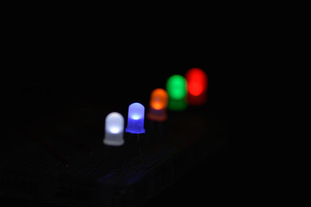 Diffused 5mm LED Pack 50 pcs