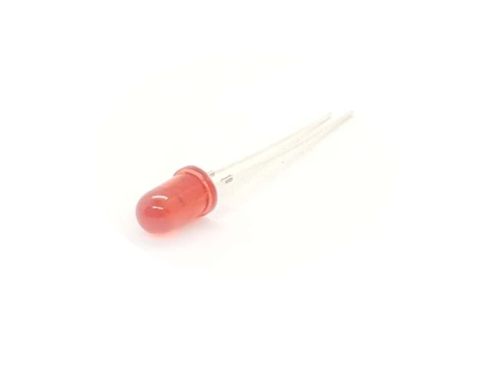 Diffused Red 5mm LED 25 pack