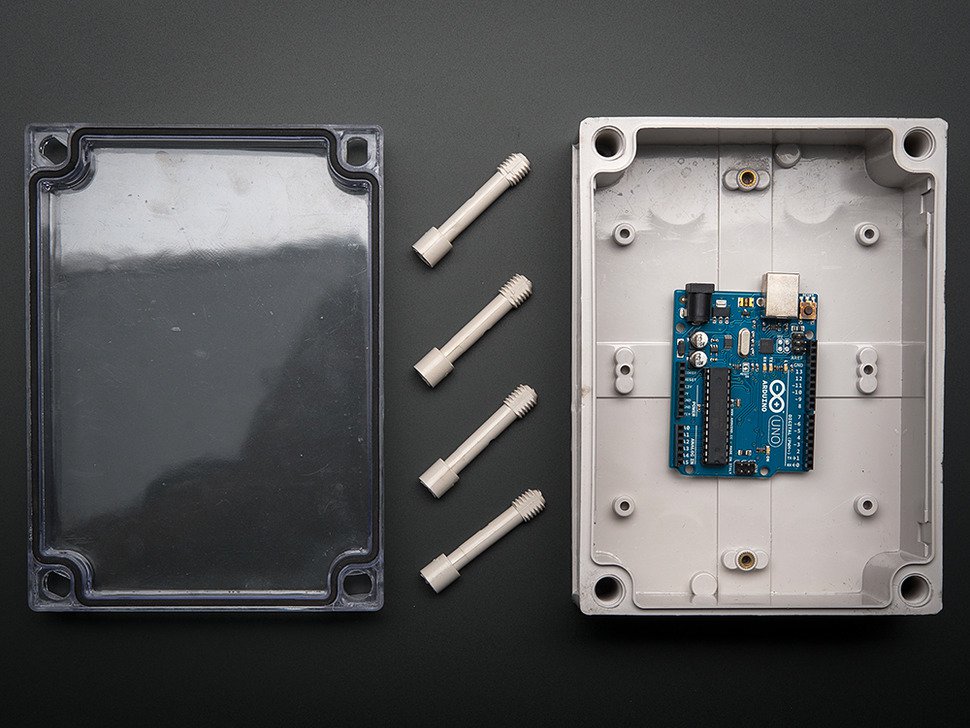 Enclosure Large Plastic Project - Weatherproof with Clear Top