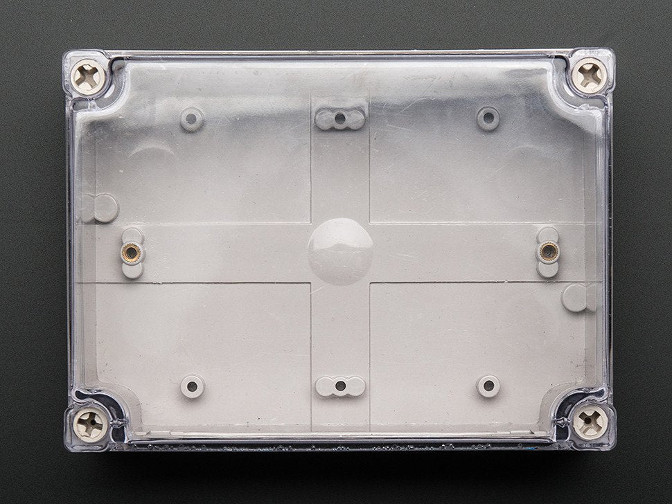 Enclosure Large Plastic Project - Weatherproof with Clear Top