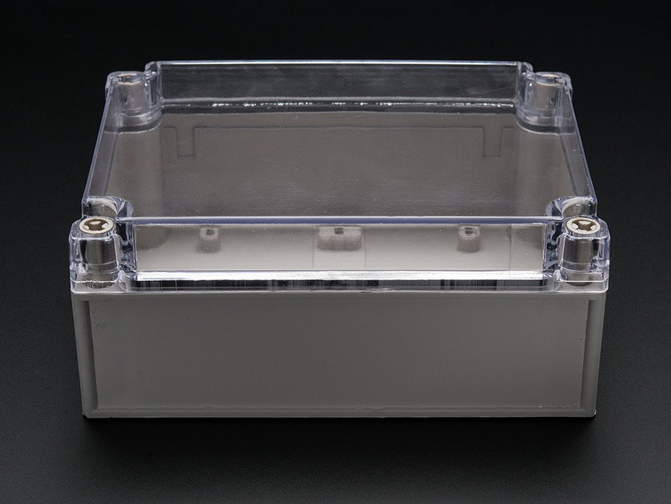 Enclosure Large Plastic Project - Weatherproof with Clear Top