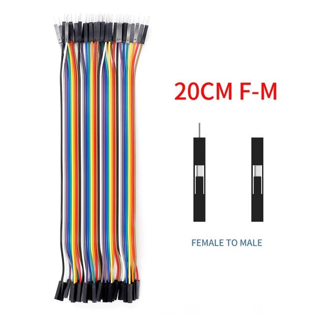 Jumper Wires Dupont Line 10 20 30 cm Arduino Compatible