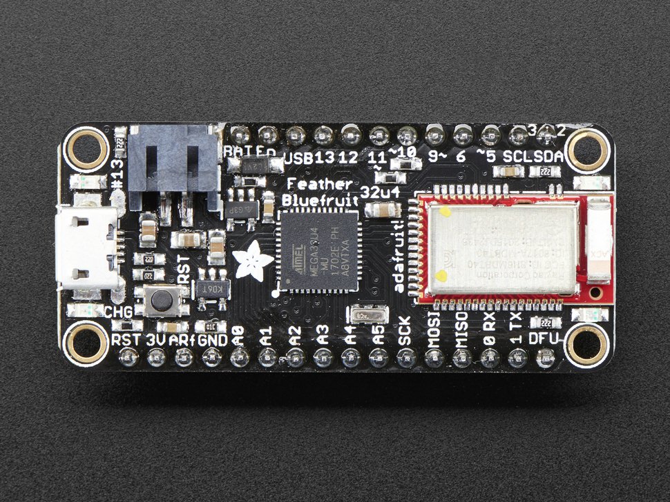Feather 32u4 Bluefruit LE with Headers Assembled Adafruit