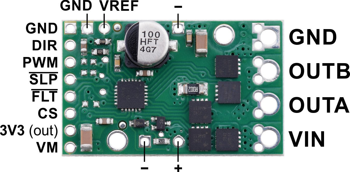 G2 High-Power Motor Driver 18v17 Pololu