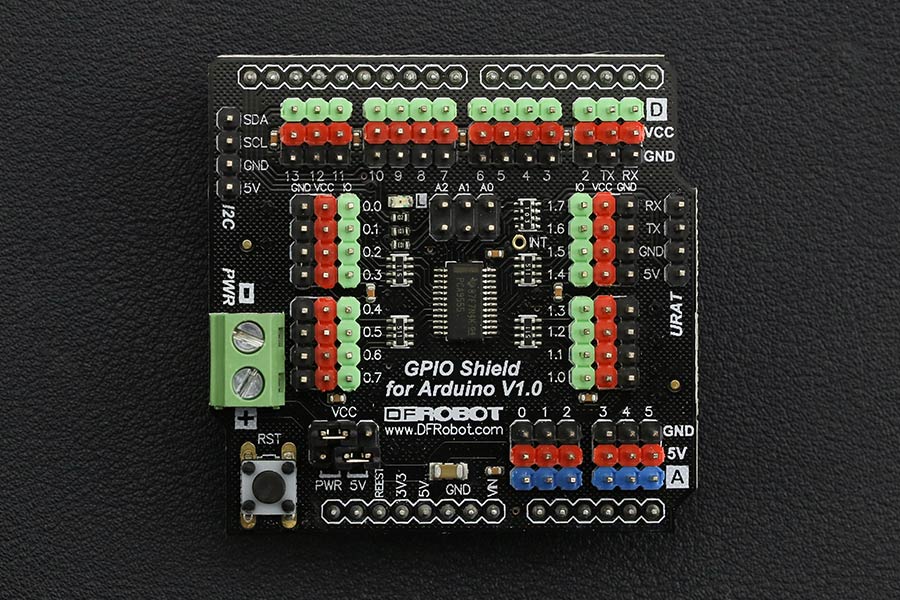 GPIO Expansion Shield for Arduino Gravity