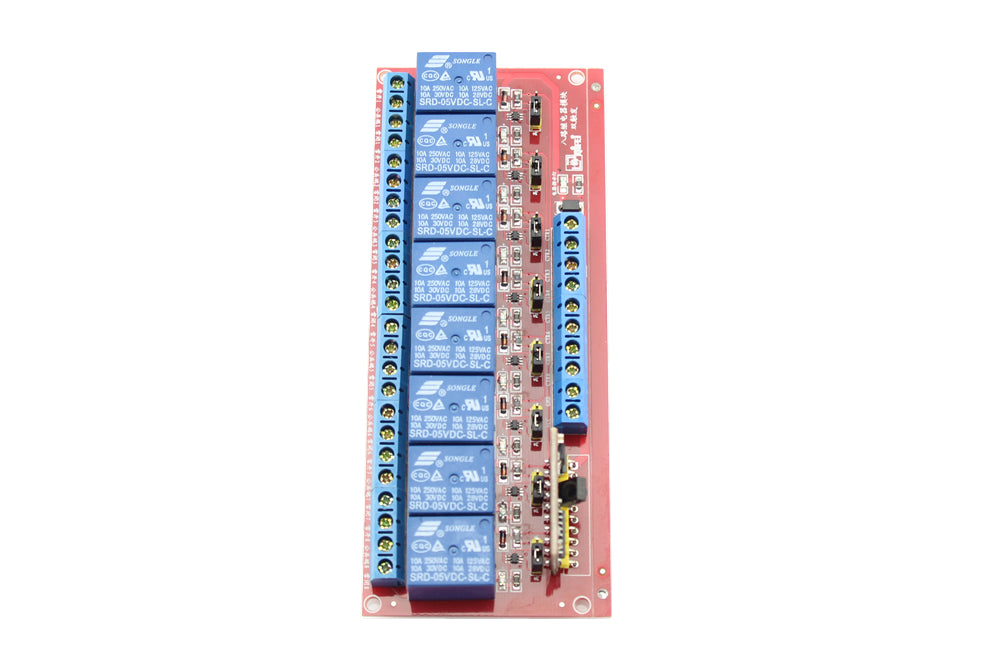 IR Infrared Remote Control Relay 8 Channel Module for Arduino