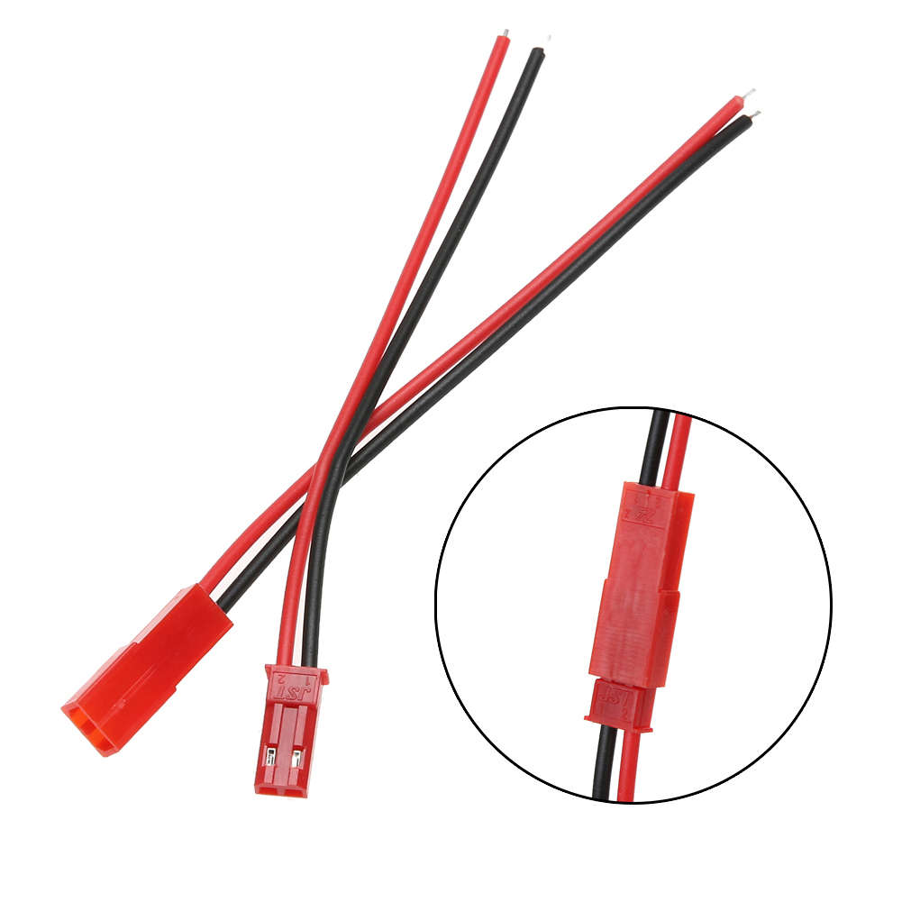 JST Connector Plug Cable Male Female Pair