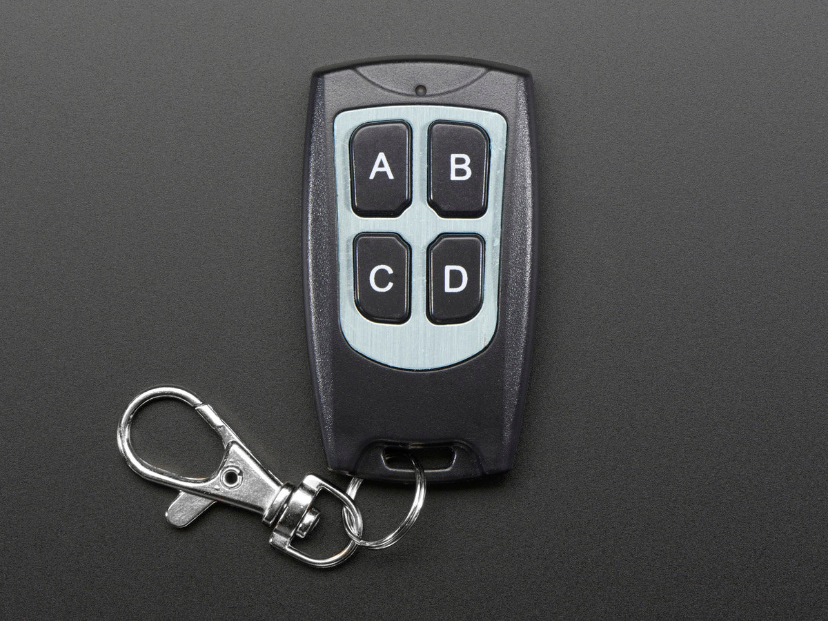 Keyfob 4-Button RF Remote Control - 315MHz