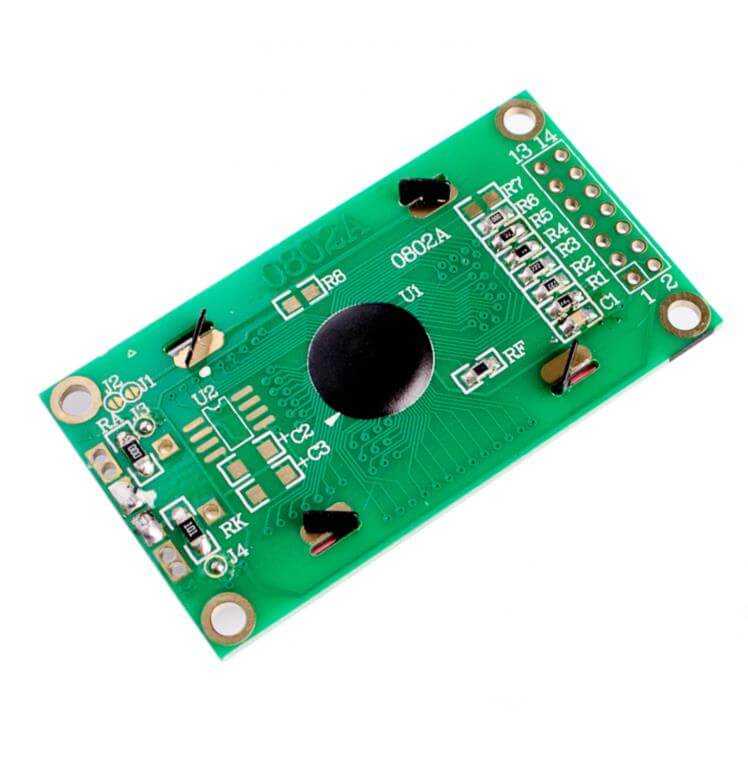 LCD 0802 Character Display Module 5V Blue