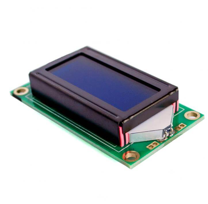 LCD 0802 Character Display Module 5V Blue