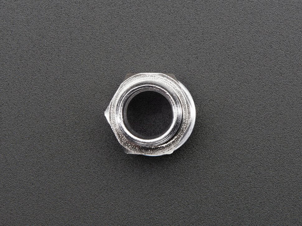 LED Holder 5mm Chromed Metal Narrow Bevel 5PCS