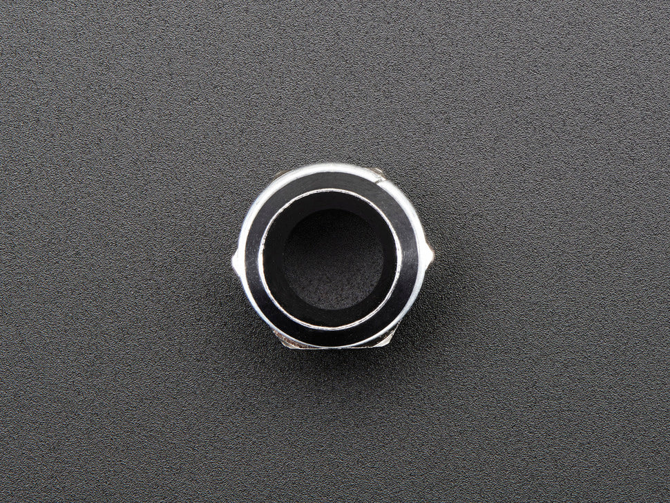 LED Holder 5mm Chromed Metal Narrow Bevel 5PCS