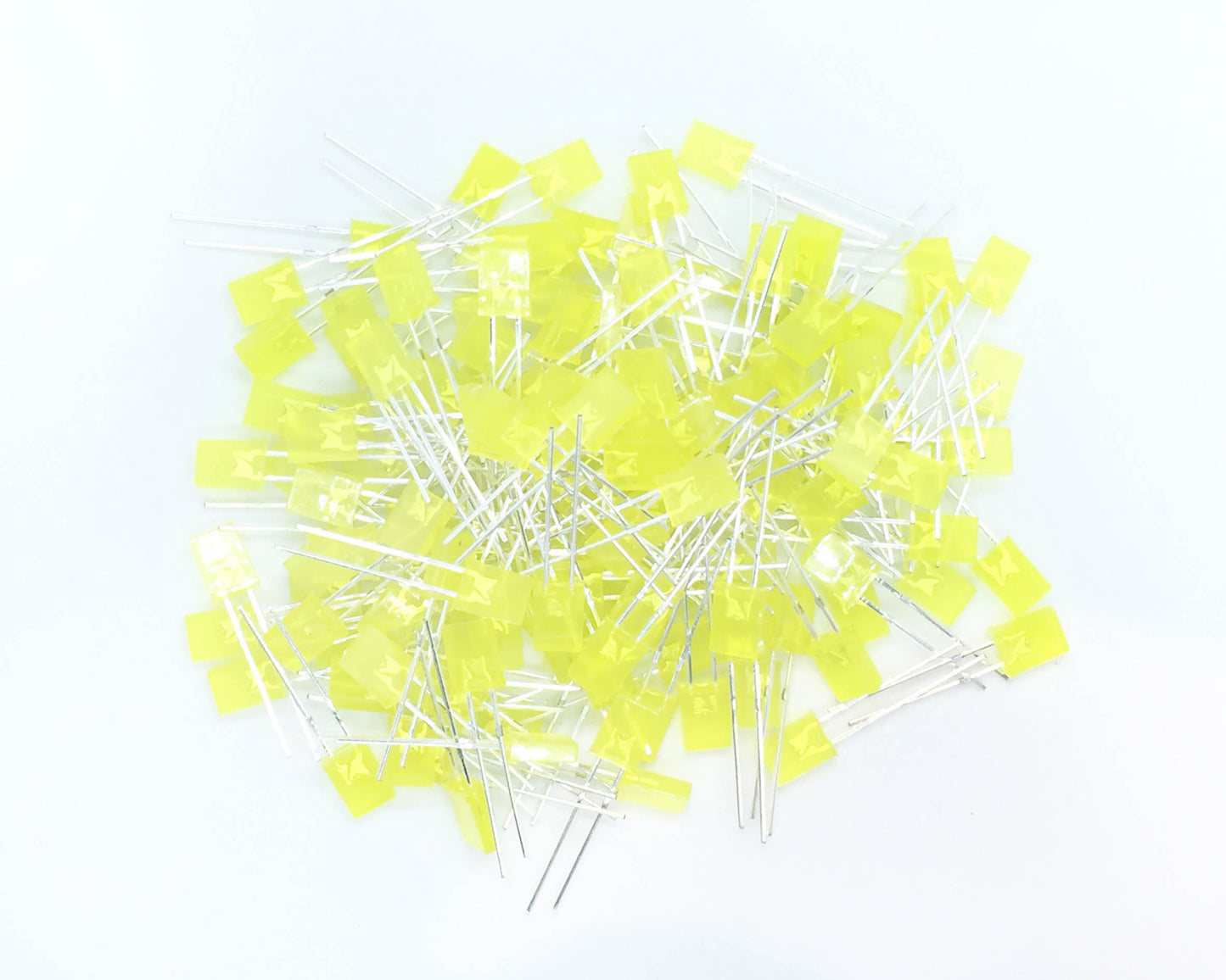 LED Rectangle Yellow 2x5x7 mm 50PCS