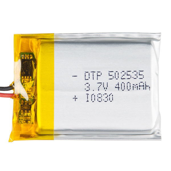Lithium Ion Battery 400mAh