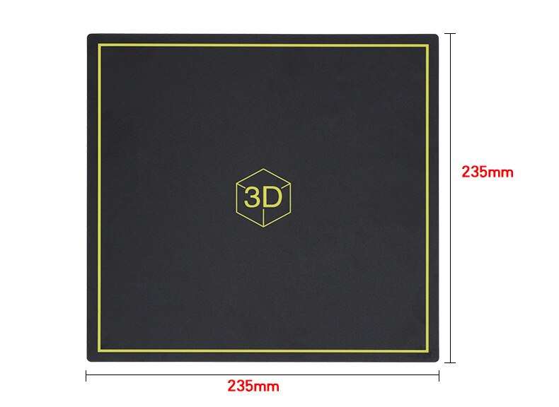 Magnetic Hot Bed Heat Bed Sticker Heat Paper 235 x 235mm Adapted to Ender-3 3D printer accessories