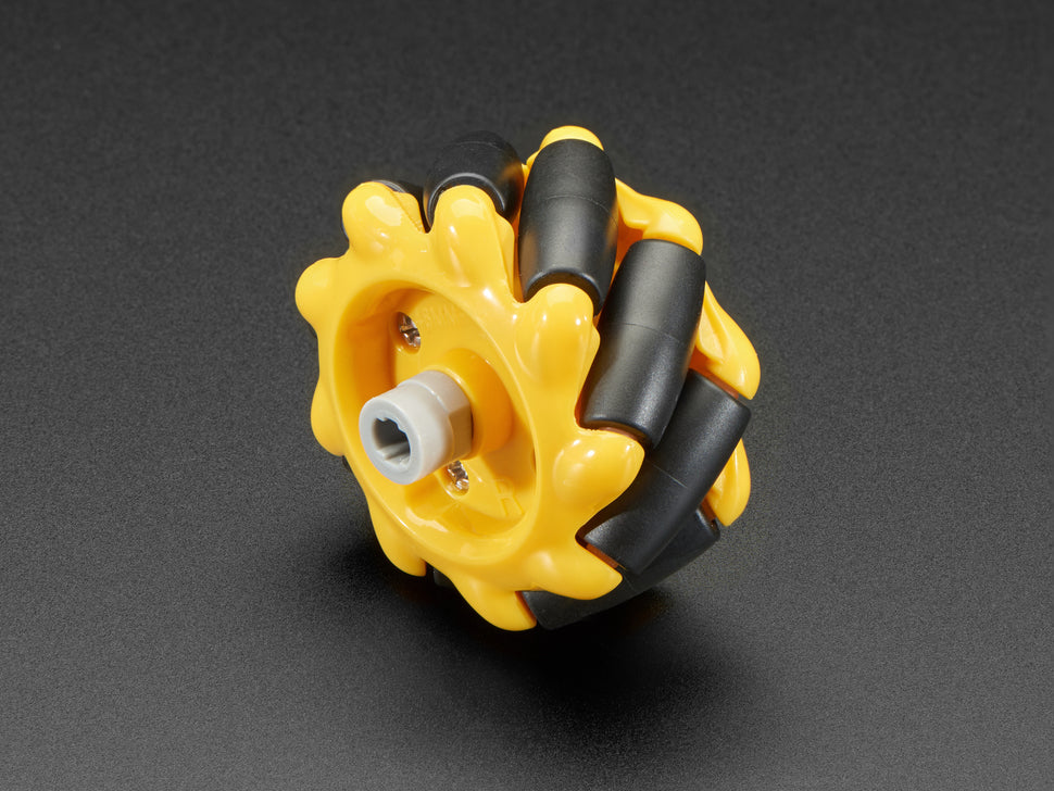 Mecanum Left and Right Wheel Pair 48mm Diameter TT Motor or Cross Axle Set