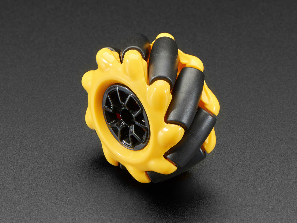 Mecanum Left and Right Wheel Pair 48mm Diameter TT Motor or Cross Axle Set
