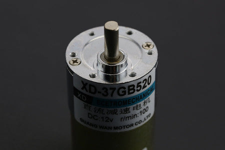 Metal DC Geared Motor 12V 100RPM 42kg cm