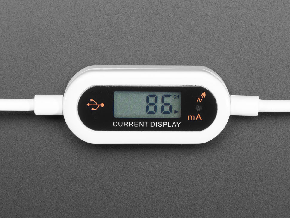 Micro B USB Cable with LCD Voltage Current Display