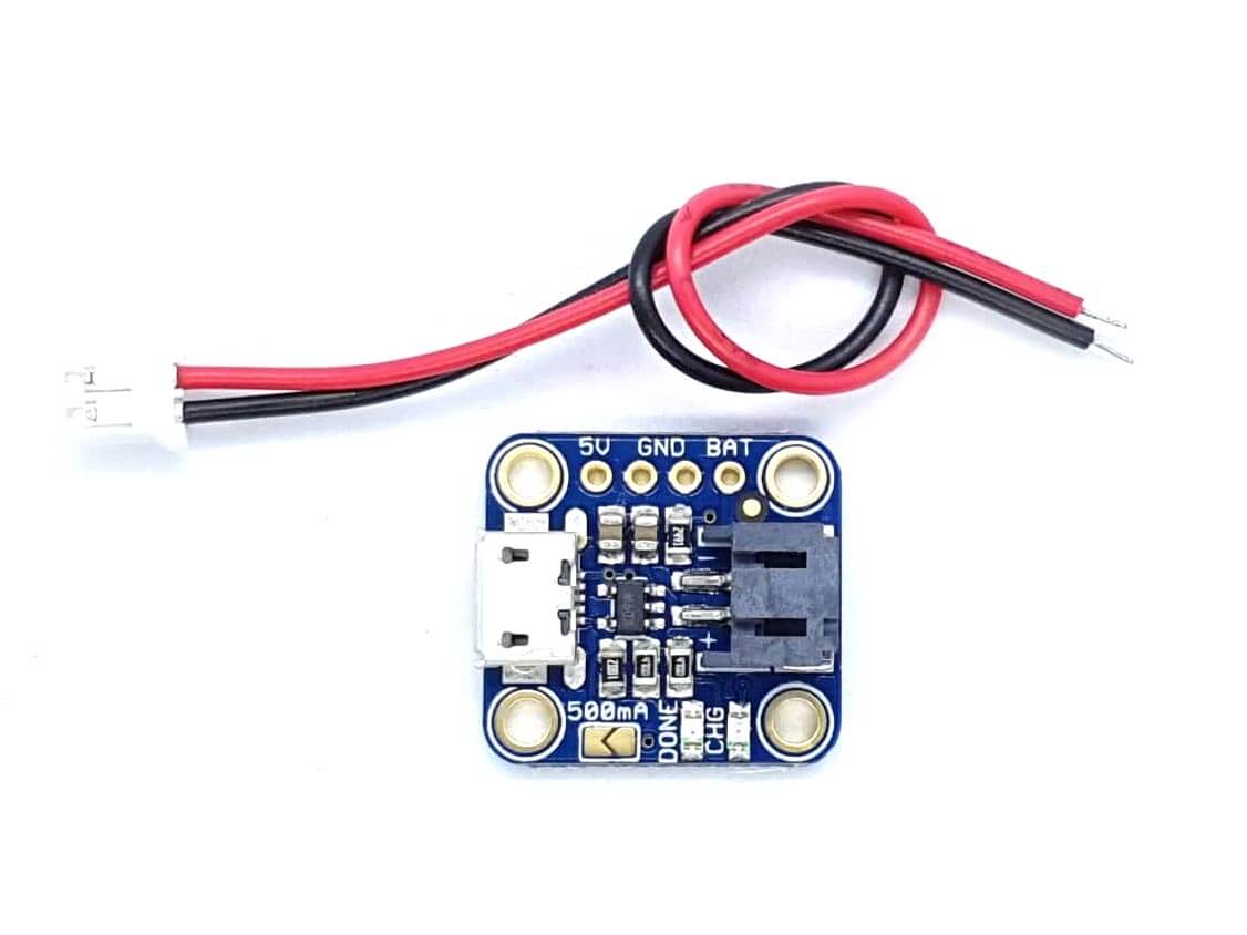 Micro Lipo with MicroUSB Jack USB LiIon or LiPoly charger v1 Adafruit