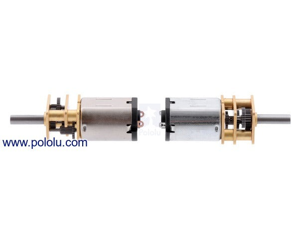 Micro Metal 50:1 Gearmotor HP 6V with Extended Motor Shaft