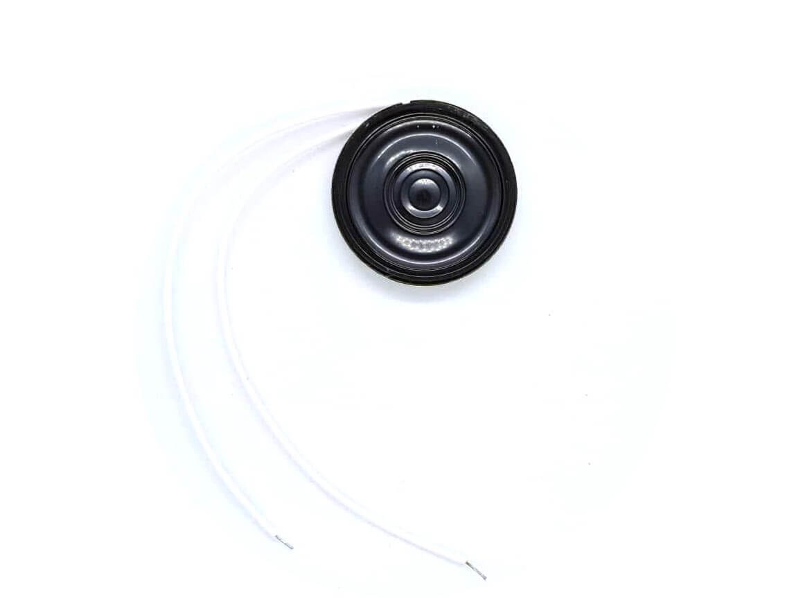 Mini Metal Speaker w/ Wires 8 ohm 0.5W