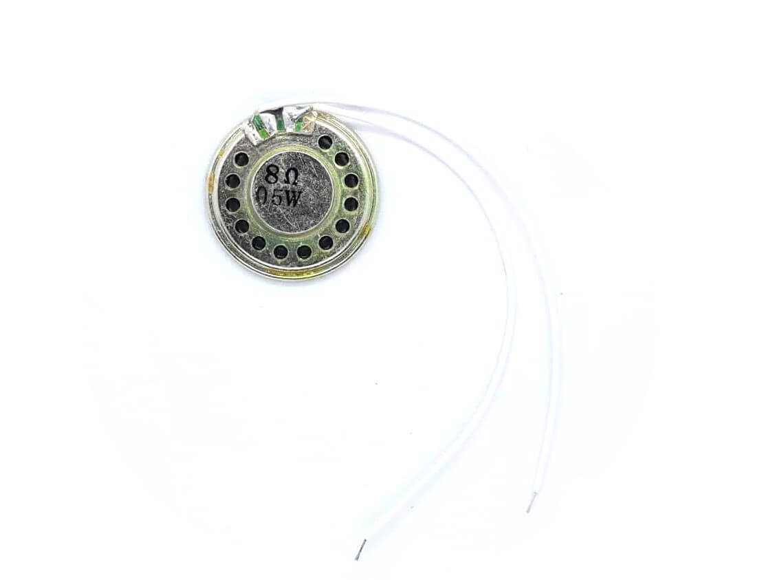 Mini Metal Speaker w/ Wires 8 ohm 0.5W