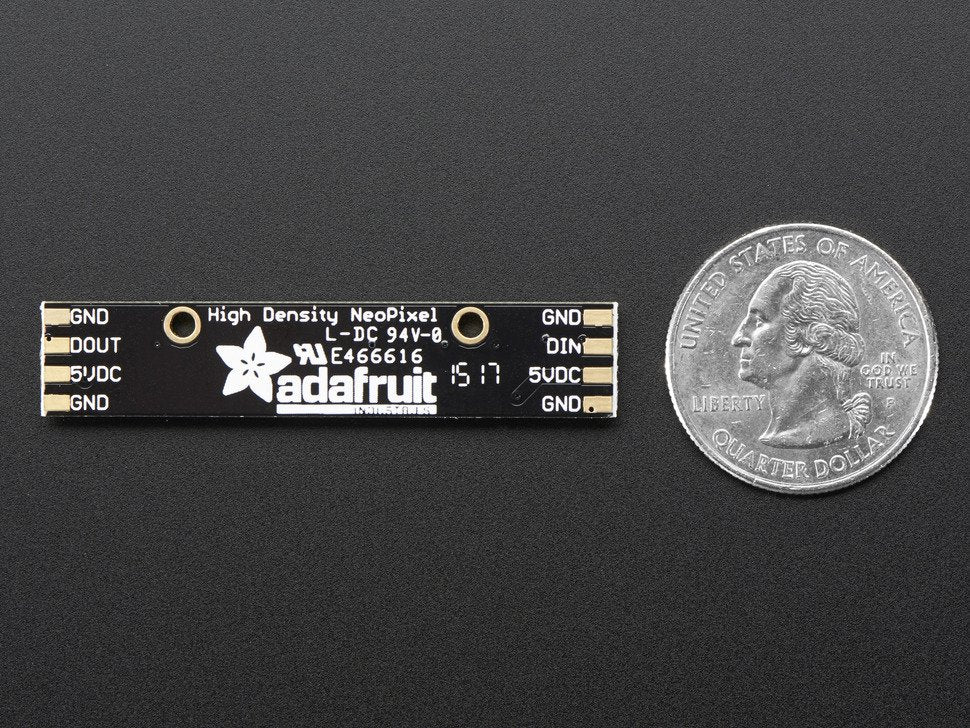 NeoPixel Stick - 8 x 5050 RGBW LEDs - Natural White - ~4500K
