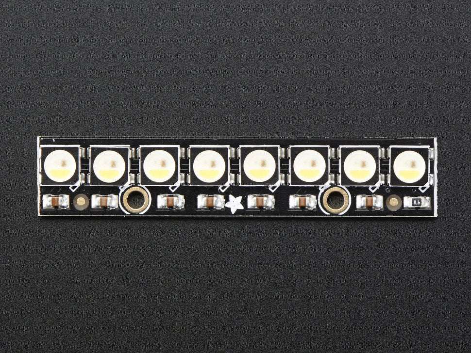 NeoPixel Stick - 8 x 5050 RGBW LEDs - Natural White - ~4500K