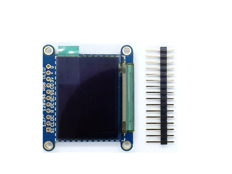 OLED Breakout Board 16-bit Color 1.27" with microSD holder