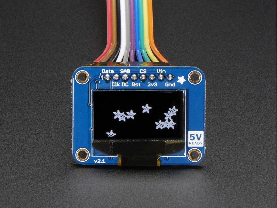 OLED Monochrome 0.96" 128x64 graphic display