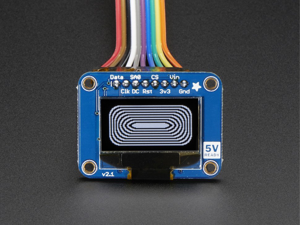 OLED Monochrome 0.96" 128x64 graphic display