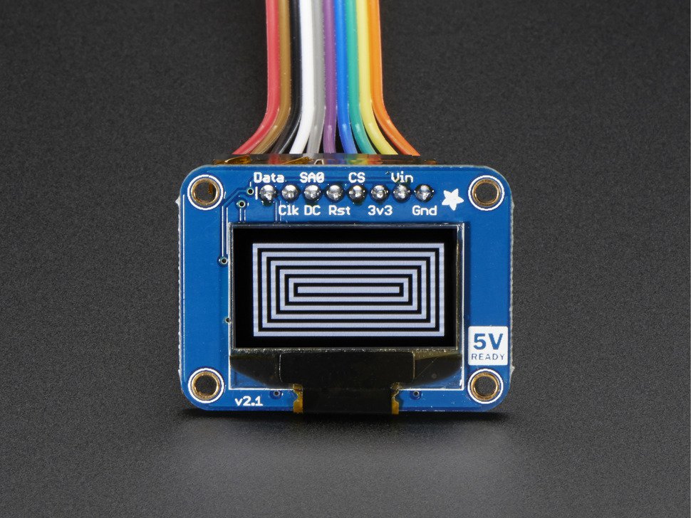 OLED Monochrome 0.96" 128x64 graphic display