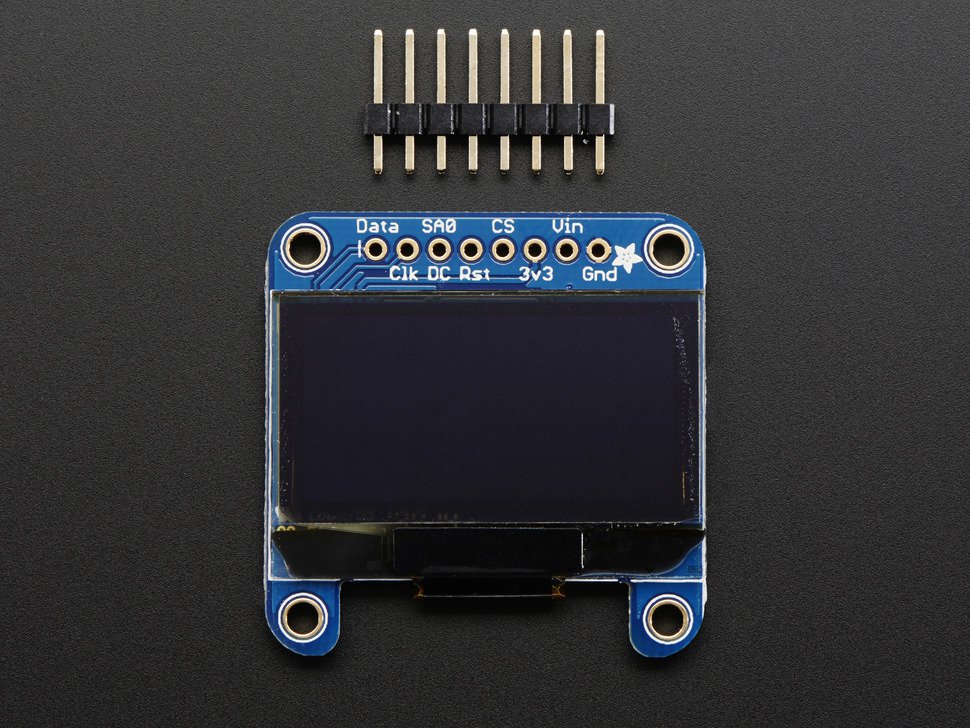 OLED Monochrome 1.3" 128x64 graphic display