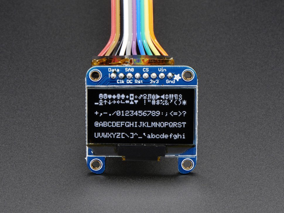 OLED Monochrome 1.3" 128x64 graphic display