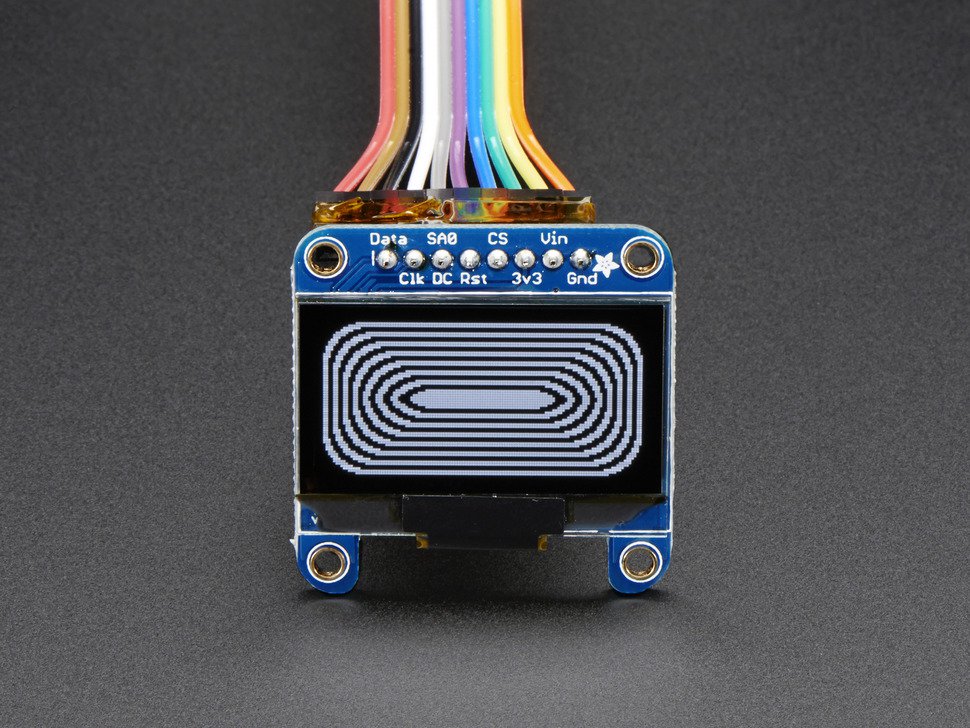 OLED Monochrome 1.3" 128x64 graphic display