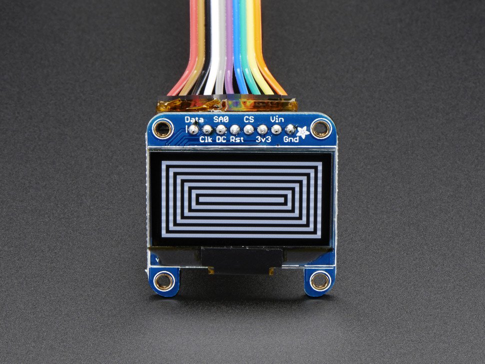 OLED Monochrome 1.3" 128x64 graphic display