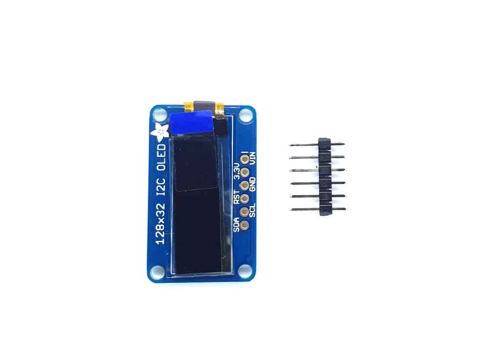 OLED Monochrome 128x32 I2C graphic display