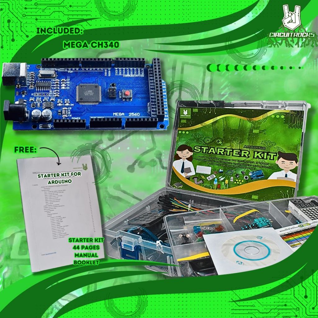 Starter Kit for Arduino Upgraded RFID and Stepper Driver