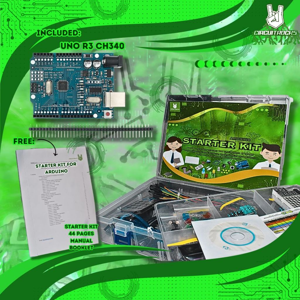 Starter Kit for Arduino Upgraded RFID and Stepper Driver