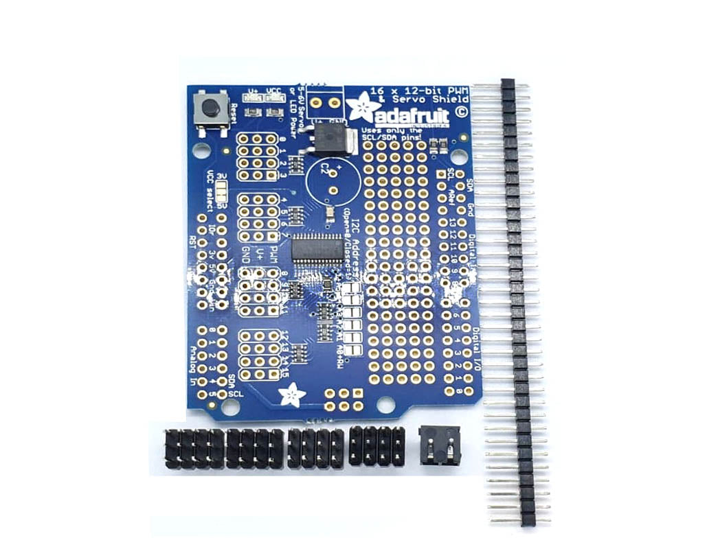 PWM Servo 16-Channel 12-bit Shield I2C interface Adafruit