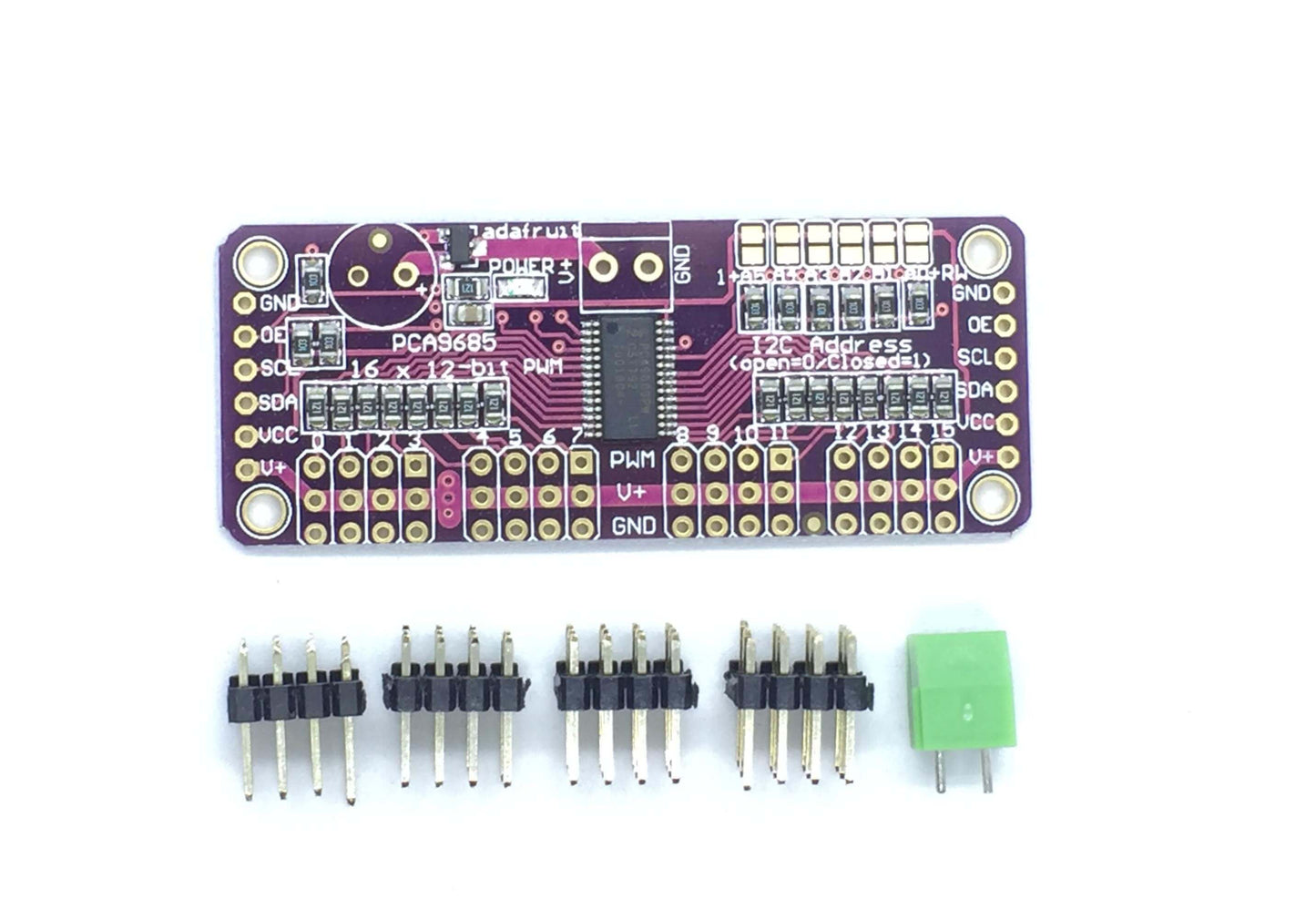 PWM/Servo Driver 16-Channel 12-bit I2C interface PCA9685