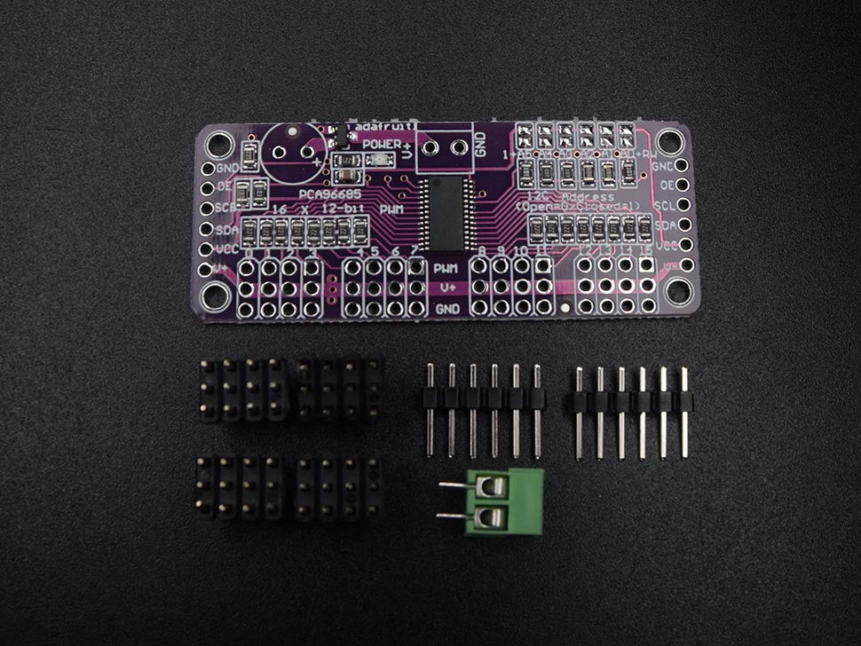PWM/Servo Driver 16-Channel 12-bit I2C interface PCA9685