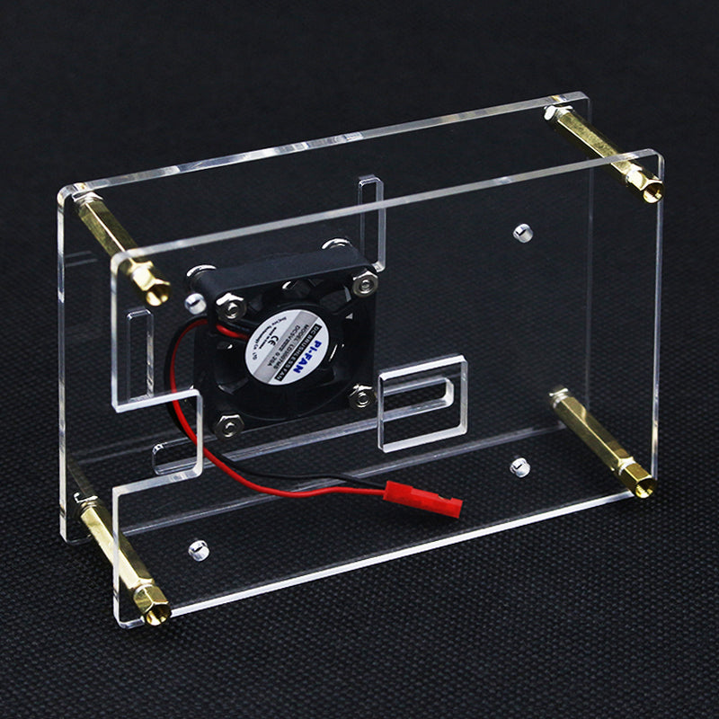 Raspberry Pi 3 Acrylic Case with Cooling Fan