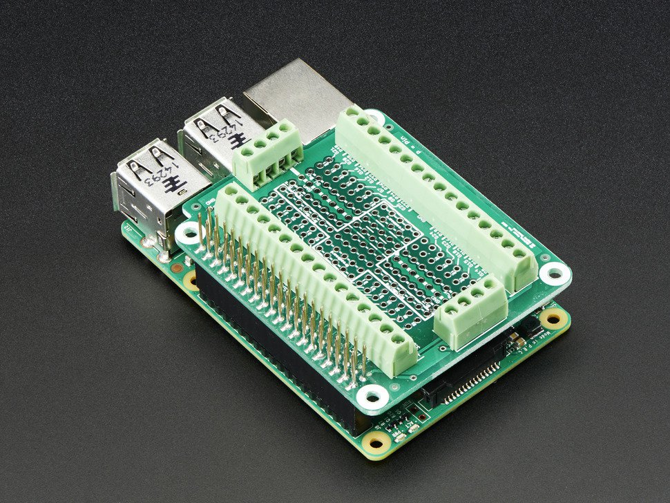 Raspberry Pi EzConnect Terminal Block Breakout HAT