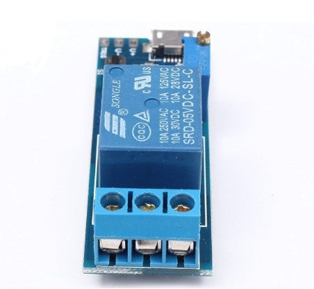 Relay Adjustable Timer Micro USB Power Module